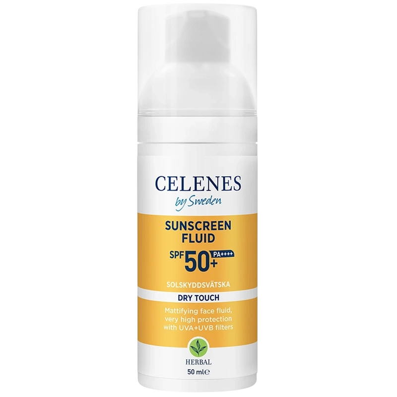 Celenes Herbal Sunscreen Dry Touch Fluid SPF 50 - 50 ml