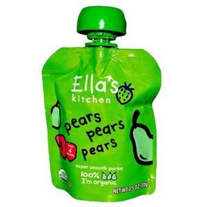 Ella's Kitchen Pære 4+ mdr. Ø - 70 g.