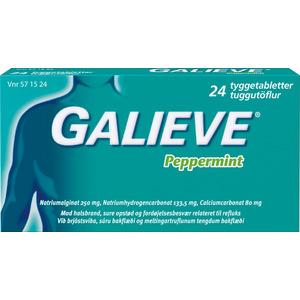 Galieve Peppermint tyggetabletter - 24 stk