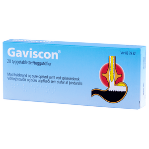 Gaviscon tyggetabletter - 20 stk