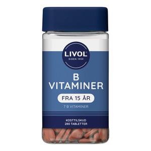 Livol B-vitaminer - 280 tabl.