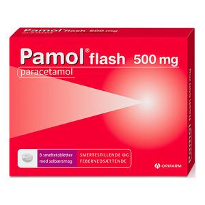 Pamol Flash 500 mg - 8 stk.