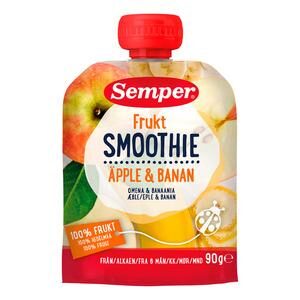Semper Frugtsmoothie m. Æble & Banan 6 mdr. - 90 g.