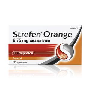 Strefen Orange sugetabletter - 16 stk.