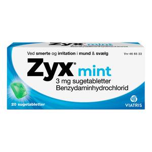 Zyx Mint - 20 sugetabletter