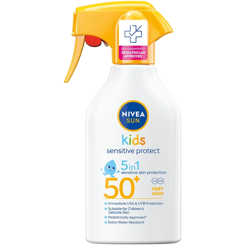 Nivea Kids Sensitive Protect & Play Sun Trigger Spray SPF 50+ 270 ml