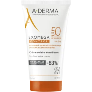 A-DERMA Exomega Control Emollient Solar Cream SPF 50+ - 150 ml