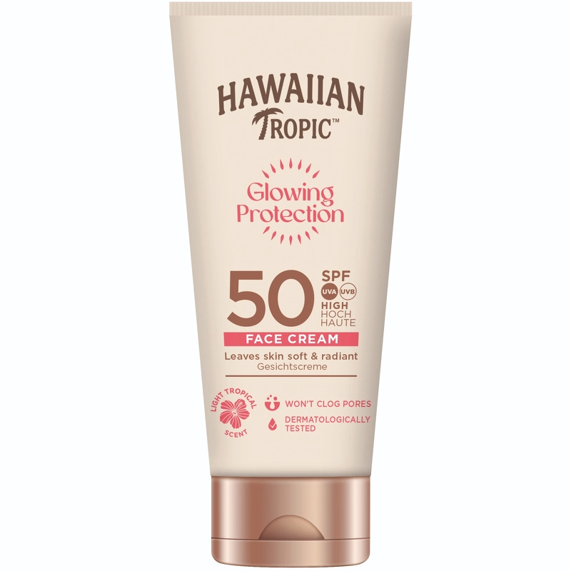 Hawaiian Tropic Glowing Protection Face Lotion SPF 50 50 ml