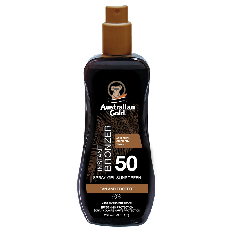 Australian Gold Instant Bronzer Spraygel SPF 50 - 237 ml