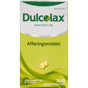 Dulcolax Afføringsmiddel Enterotabletter 5 mg (200 tabl)