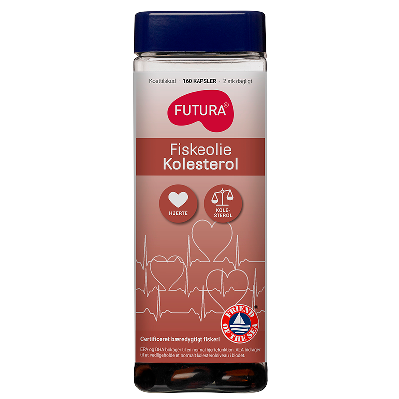 Futura Fiskeolie Kolesterol (160 kap)