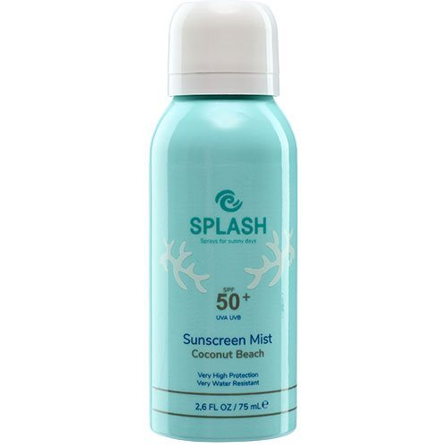 Splash Coconut Beach Sunscreen Mist SPF 50+ Travel Size - 75 ml.