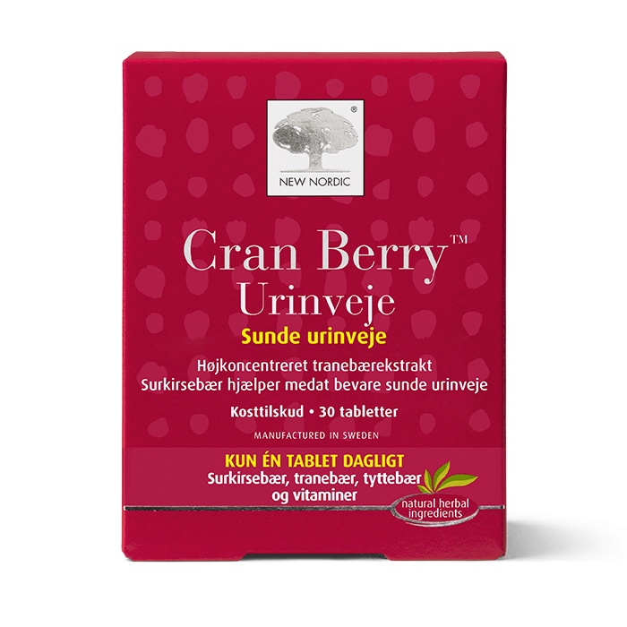 New Nordic Cran Berry 30 tabl. 5- for 499,-