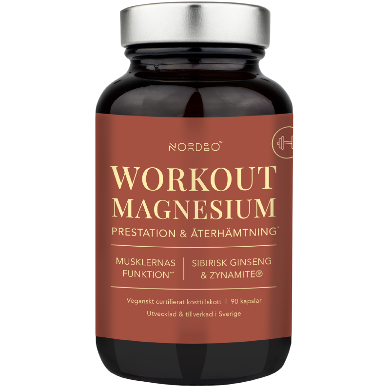 Nordbo WorkOut Magnesium (90 kaps)
